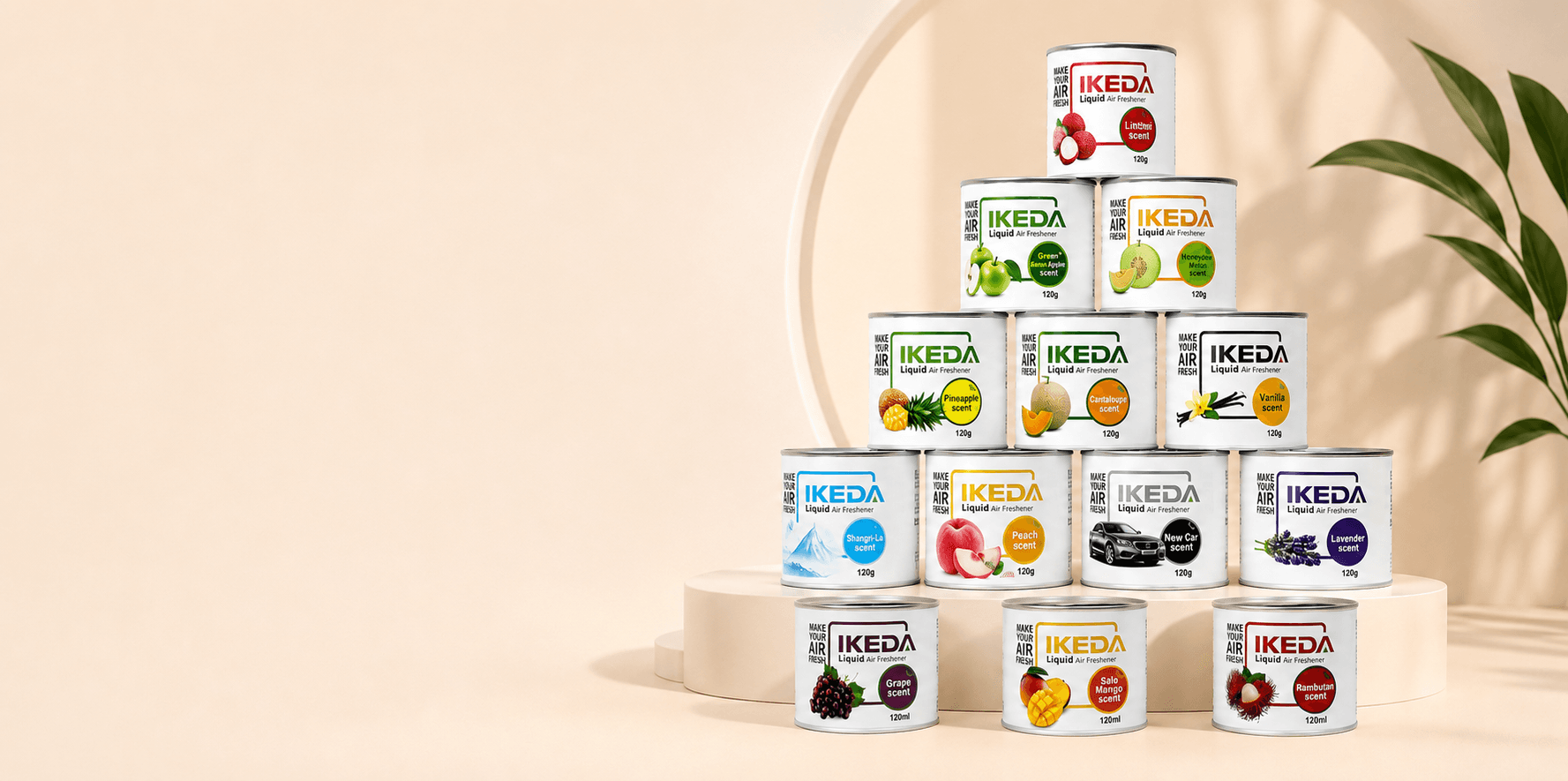IKEDA Liquid Air Freshener Background