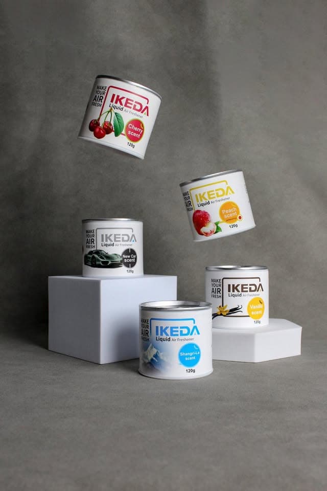 IKEDA Liquid Air Freshener cans